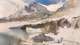Annie Stebler-Hopf, Abendbeleuchtung eines kleinen Sees am Matterhorn (Ausschnitt), o. D., Öl auf Leinwand, 62,3 x 81,8 cm, Kunstmuseum Bern, Schenkung Sylvia Y. Stebler