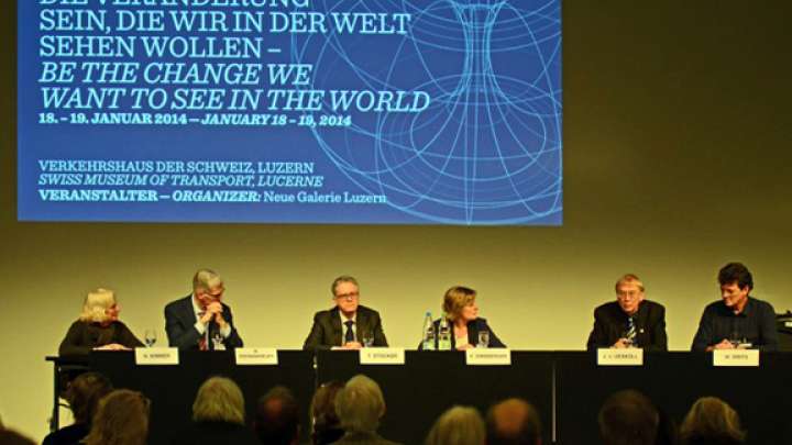 Nancy Wimmer, Marcel Brenninkmeijer, Thomas Stocker, Jakob von Uexküll, Willie Smits, Chair: Esther Girsberger