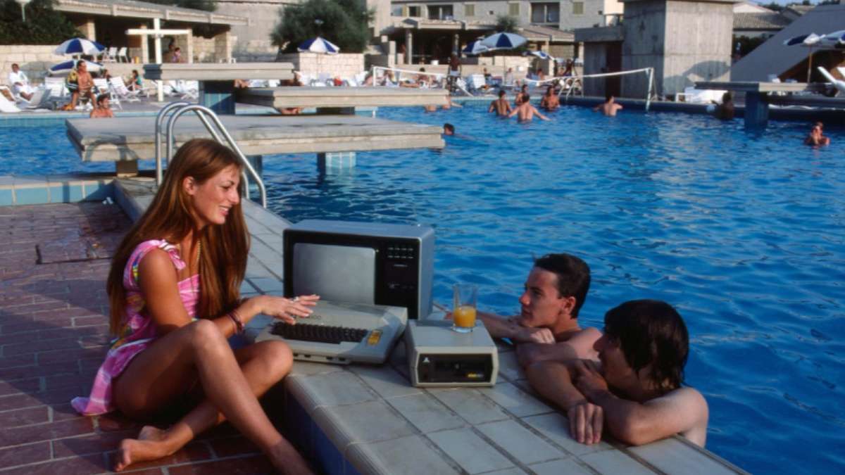 Computer als besondere Attraktion im Club Med.
