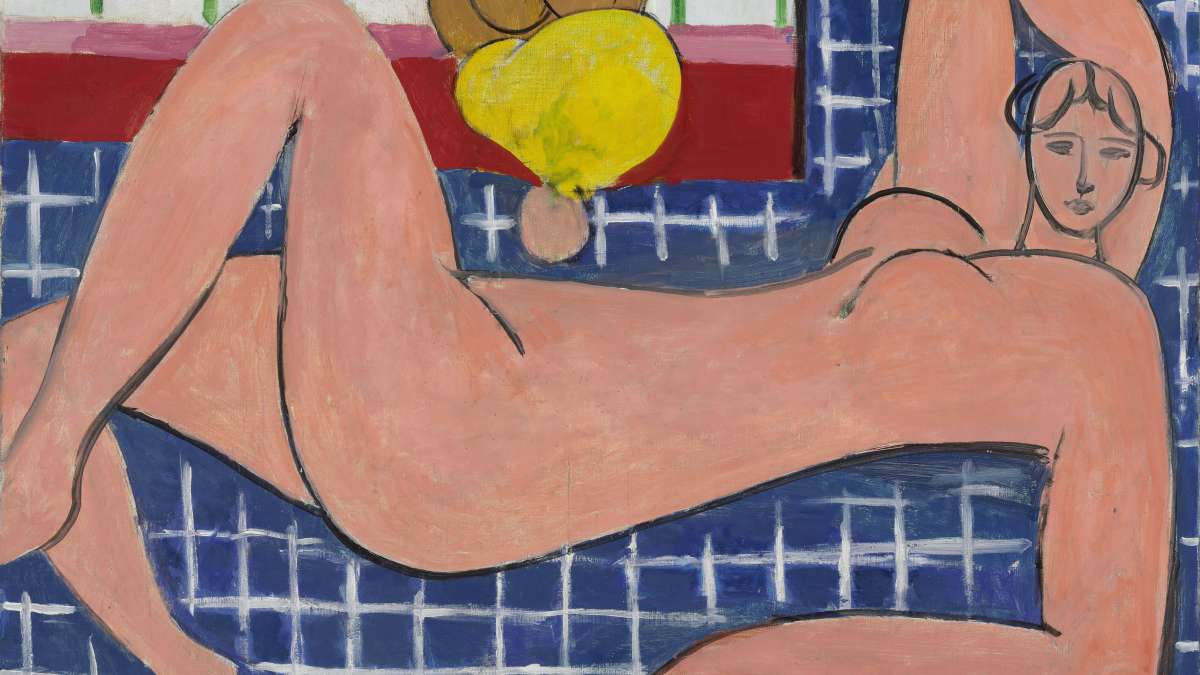 HENRI MATISSE, GRAND NU COUCHÉ (NU ROSE) [GROSSER LIEGENDER AKT (ROSAFARBENER AKT)], 1935 Öl auf Leinwand, 66.4 x 93.3 cm, The Baltimore Museum of Art, The Cone Collection, gegründet von Dr. Claribel Cone und Etta Cone, Baltimore, Maryland, 1950