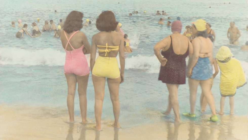 Badende (Coney Island) | 1950-1960 | Handkolorierter Silbergelatineabzug