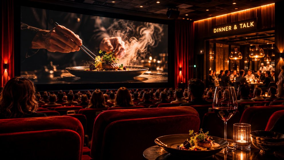 Das ZFF verbindet Kino mit Kulinarik: Die Fragen dürfte spannend werden, ob am Ende die Filme oder die Menüs die Hauptrolle spielen.
