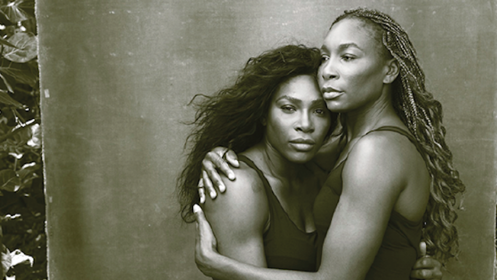 Serena and Venus Williams, Palm Beach, Florida, 2016 © Annie Leibovitz from WOMEN: New Portraits