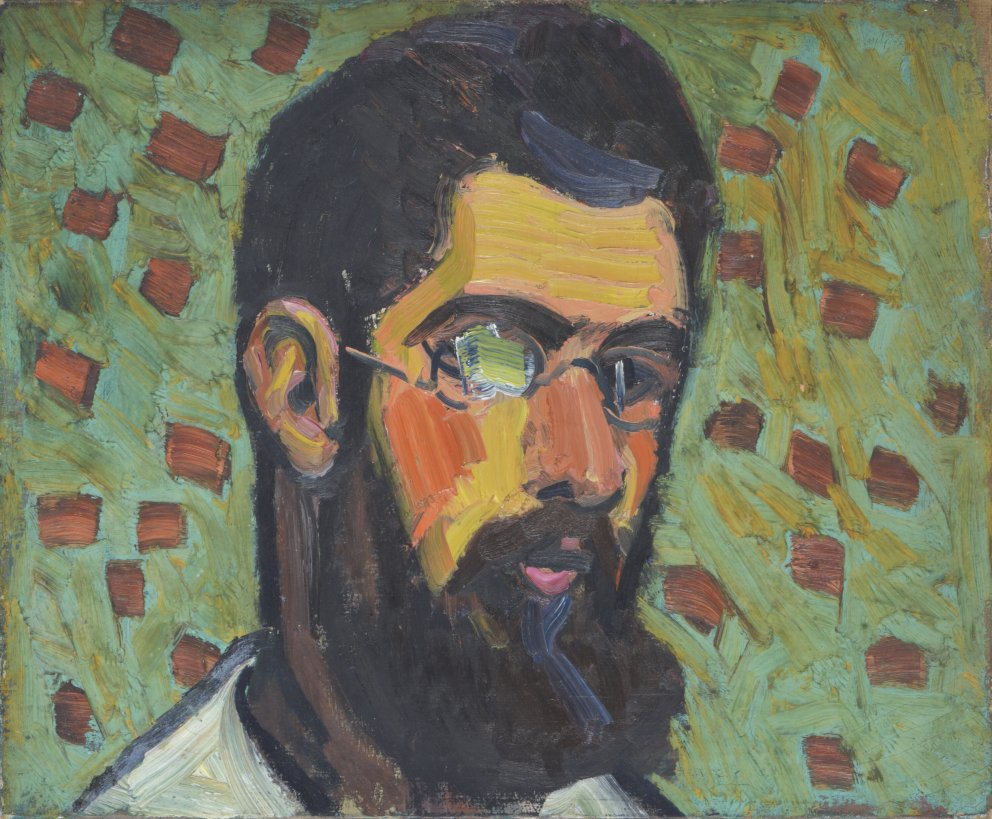 Einer der vertretenen Kunstschaffenden des Kunstfrühlings 2026: Reinhold Kündig - Selbstbildnis