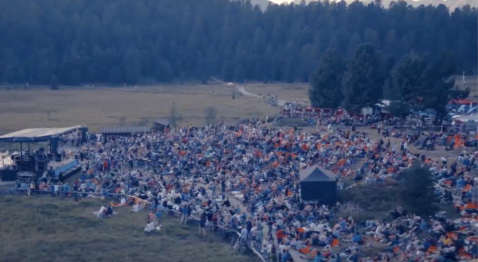 Das Festial da Jazz bietet am wunderschönen Lej da Staz auch Gratiskonzerte