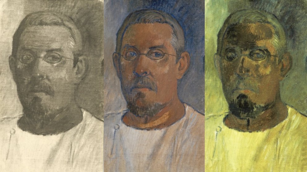 Echt oder falsch: Portrait de l’artiste par lui-même (1903) von Paul Gauguin