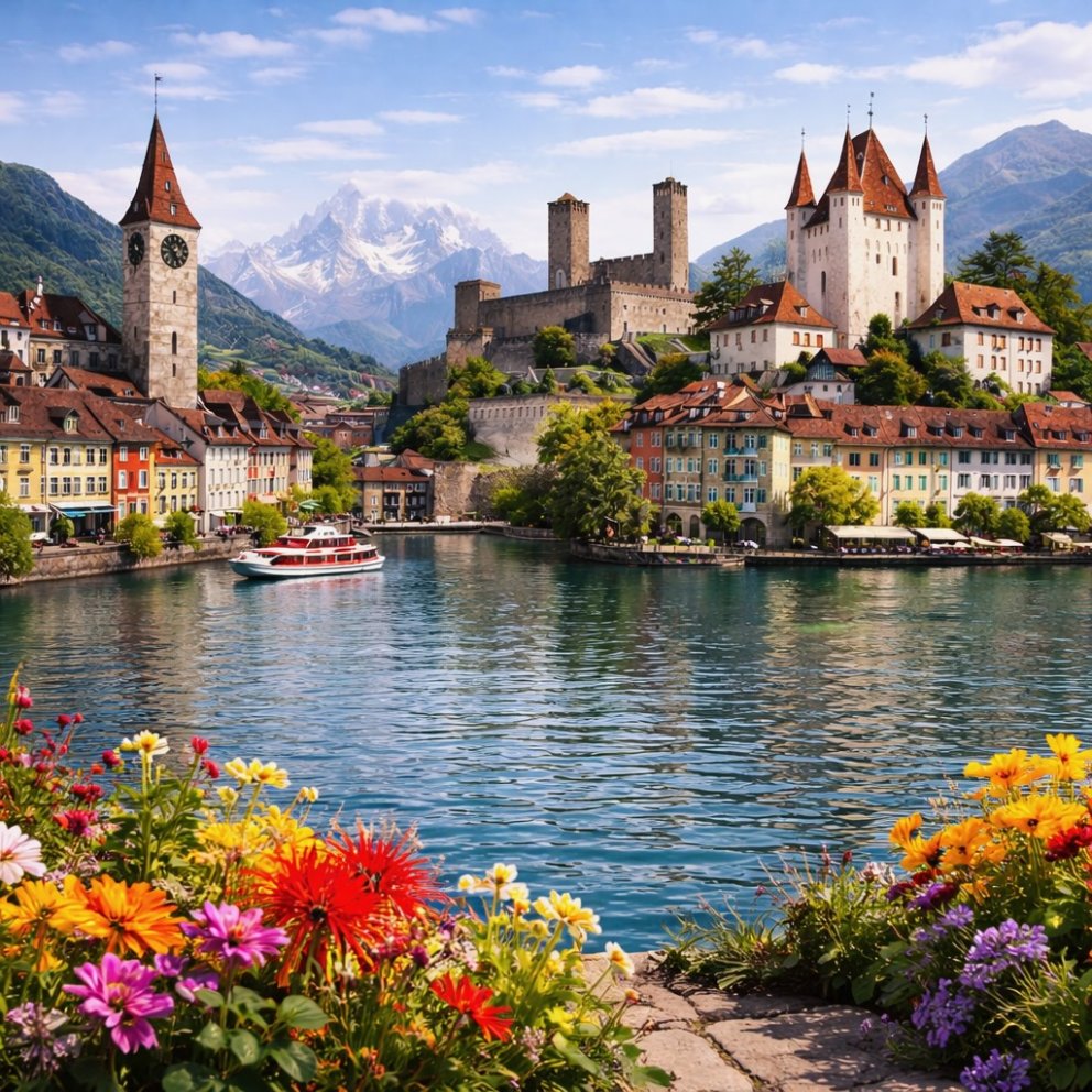 Vier Schweizer Städte bewerben sich um den Titel «Kulturhauptstadt Schweiz 2030»: Aarau, Bellinzona, Lugano (mit Locarno und Mendrisio) sowie Thun