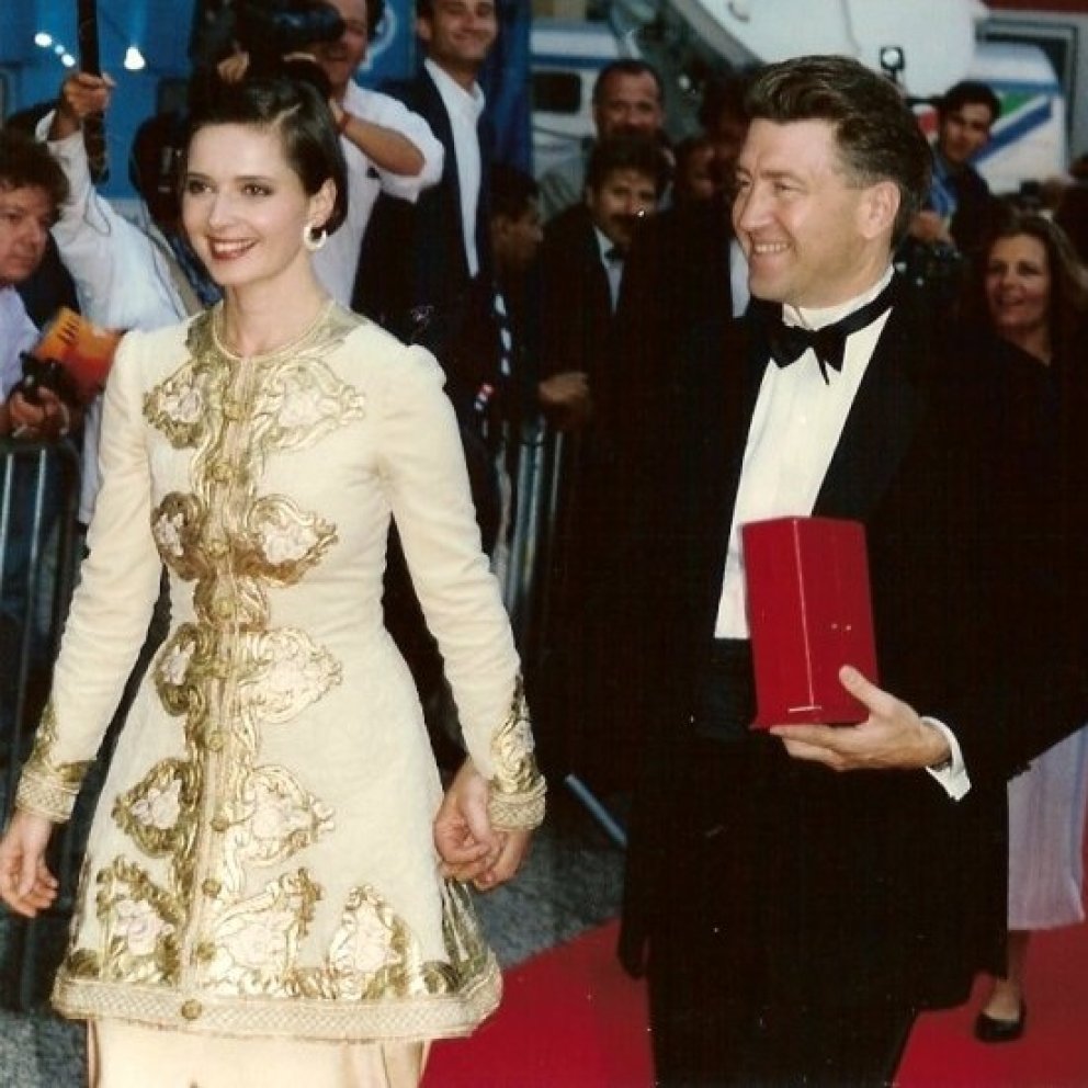 Isabelle Rossellini mit David Lynch am Cannes Film Festival, 1980