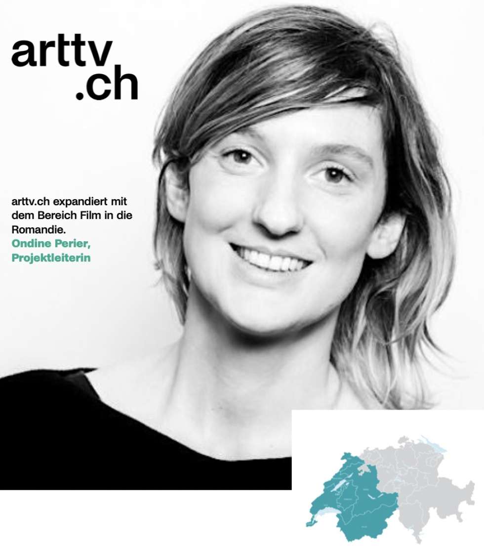 Lancement d’arttv.ch en Romandie  et nomination de sa responsable de projet, Ondine Perier