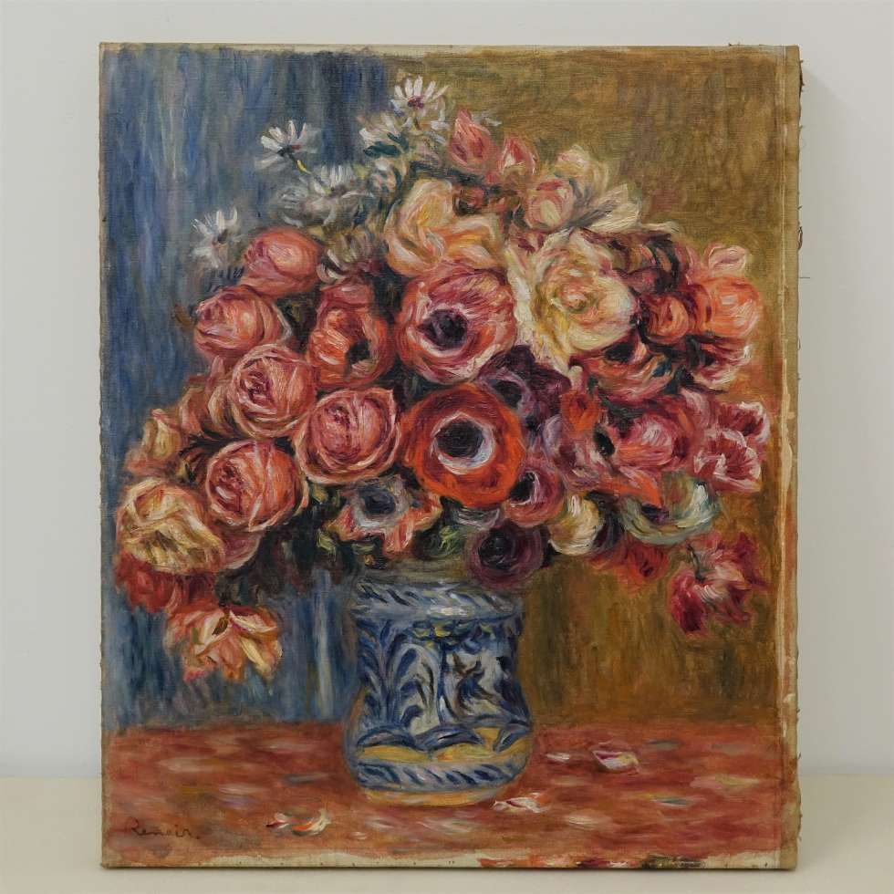 «Renoir unplugged» im Museum Langmatt | Pierre-Auguste Renoir, Zuckerdose und Becher, 1910, neu gerahmt