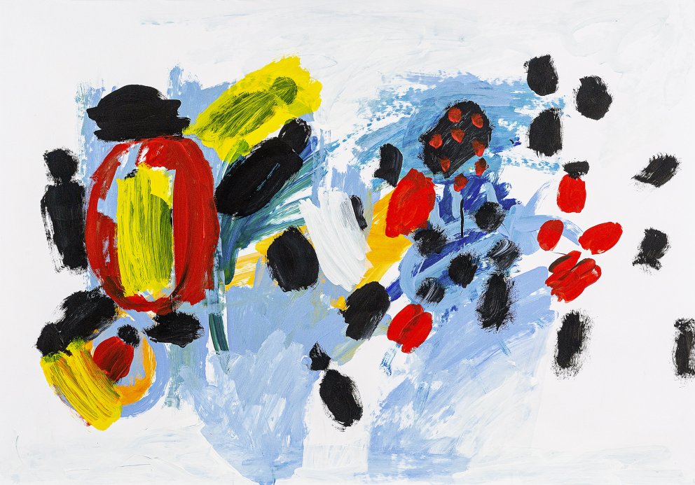 Janeth Berrettini, Wassersammler, 2020, Granit und Quarz, 12 × 9 × 10 cm

