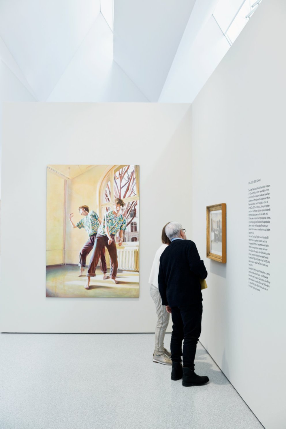 Einblick in die Ausstellung «Sport und Freizeit in Werken der Sammlung Würth»