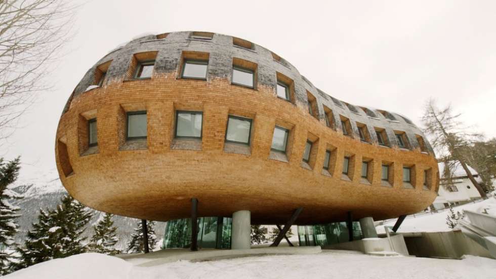 Architektur in den Schweizer Alpen