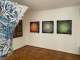 Andriy Naboka, «ohne Titel». Textilstreifen und Netz