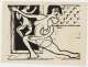 Ernst Ludwig Kirchner | Übende Tänzerin, 1934 | Holzschnitt | Kirchner Museum Davos
