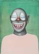 Francisco Sierra | Clown II (aus: Facebook), 2008 | Öl auf Karton, 21 x 15.5 cm | Kunstmuseum Bern, Sammlung | Stiftung GegenwART