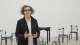 Künstlerin Mona Hatoum  vor ihrer Arbeit «Remains of the Day» | Kunst Museum Winterthur &copy; arttv.ch